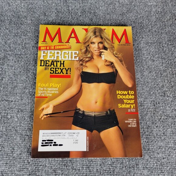 Maxim Magazine April 2007 #112‎ Fergie Cover - Picture 1 of 5